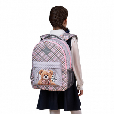 Ученический рюкзак EasyLine с двумя отделениями и грудной перемычкой 20 л. Teddy Bear, разноцветный, арт. 54470, производитель ErichKrause® (Эрих Краузе), ISBN 465-0-18454-470-6№ 5