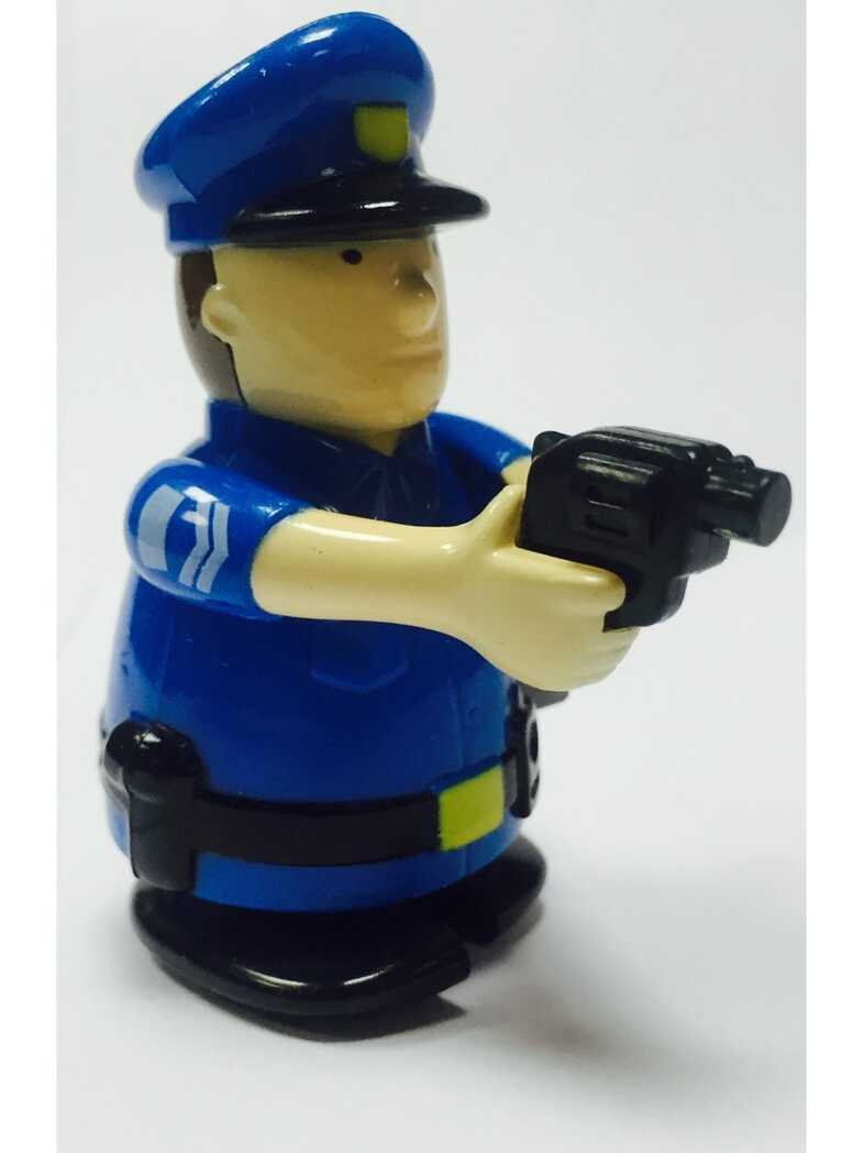Игрушка заводная Отважный полицейский, арт. RR-48PALD, производитель Hans Novelty (Хэнс Новелти), ISBN 290-0-10405-474-0, № 1