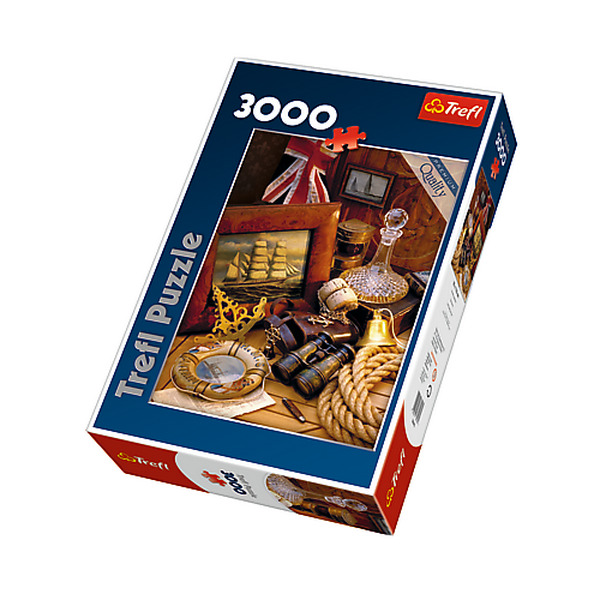 Trefl пазл Атрибуты мореплавателей, 3000 элементов, арт. 33043, производитель Trefl (Трефл), ISBN 590-0-51133-043-4, № 1