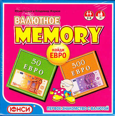 НАЙДИ ЕВРО настольно-печатная игра, производитель ЮНСИ, ISBN 460-7-03379-009-8№ 1