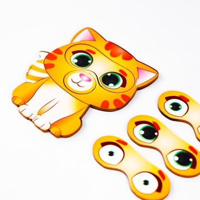 Дидактические игры и материалы. Изучаем эмоции с котёнком, арт. 4971411, производитель Лесная мастерская, ISBN 690-0-04971-411-8№ 2