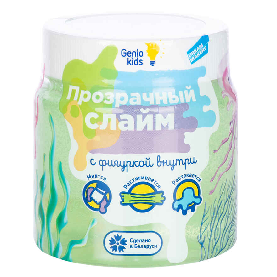 Игрушка Мялка-жмялка, прозрачная с фигуркой, арт. SLI34, производитель Dream Makers (Дрим Мейкерс), ISBN 481-4-72301-330-0, № 2