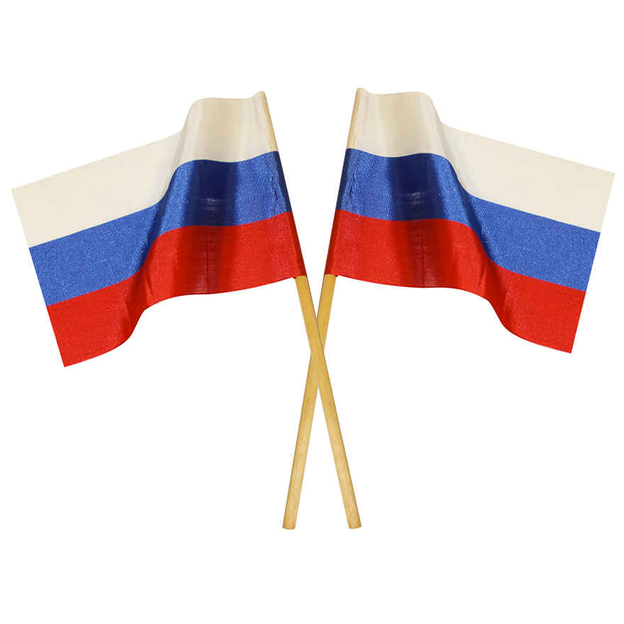 Набор флажков Триколор 12 шт., арт. 40100, производитель Пластмастер, ISBN 463-0-08096-833-2, № 1