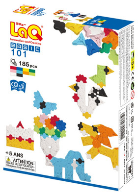 LAQ BASIC 101 Конструктор, 185 деталей, производитель LAQ, ISBN 495-2-90700-122-1, № 1