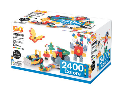 LAQ BASIC 2400 COLORS Конструктор, 2400 деталей, производитель LAQ, ISBN 495-2-90700-013-2, № 1