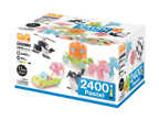 LAQ BASIC 2400 PASTEL Конструктор, 2400 деталей, производитель LAQ, ISBN 495-2-90700-014-9, № 1