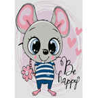 Картина по номерам 20х30 Застенчивый мышонок (7 цв.), арт. KHM0012, производитель СильверТойз, ISBN 466-0-01188-132-4, № 1