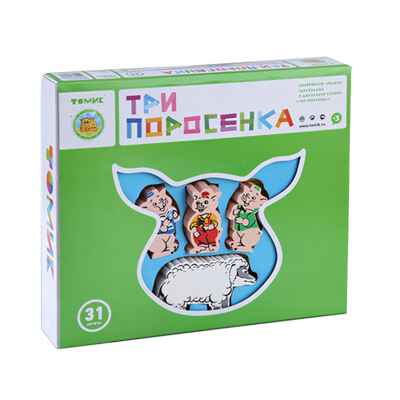 Томик Конструктор сказки Три поросенка, арт. 4534-6 (8978-1), производитель Томик, ISBN 460-7-05756-427-9№ 2