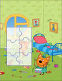 Мир вокруг (Три кота. Наклейки-пазлы), производитель МОЗАИКА kids , ISBN 978-5-43152-468-4, № 3