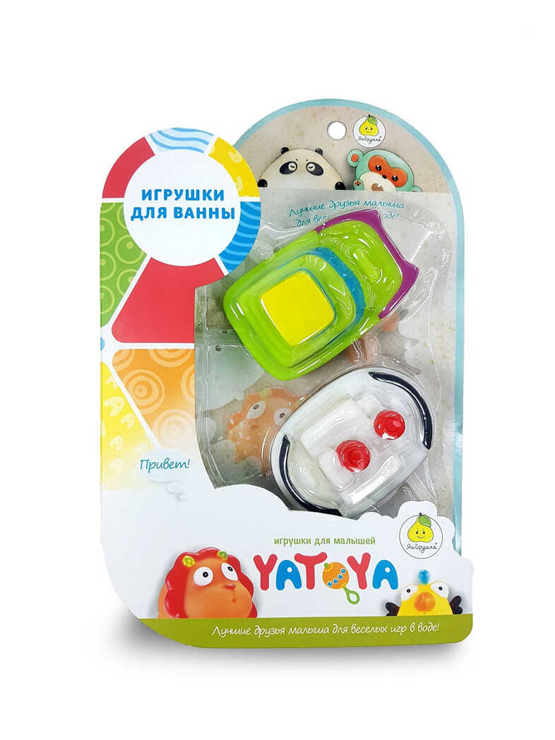 Игрушка для ванной &quot;Лодочки&quot; 2 шт YATOYA  зеленая, белая, производитель ЯиГрушка, ISBN 460-3-73512-291-5, № 1