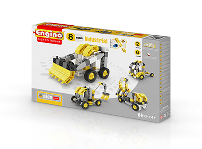 Конструктор ENGINO: Спецтехника  - 8 моделей, серия PICO BUILDS/INVENTOR, арт. PB24(0834), производитель ENGINO, ISBN 529-1-66400-124-2, № 1