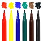 Фломастеры классические 6 цв. круглый корпус, арт. ФЛВ06КР, производитель ФАРМ, ISBN 460-2-72309-107-3, № 6