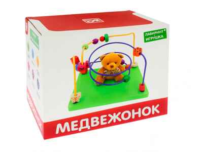 Лабиринт с игрушкой Медвежонок, арт. РДИ-Д1025а, производитель АНДАНТЕ, ISBN 466-5-27282-784-5№ 2