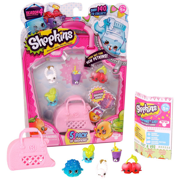 Shopkins 5 шт. в блистере, арт. 56079, производитель Moose (Мауз), ISBN 063-0-99656-079-2, № 1