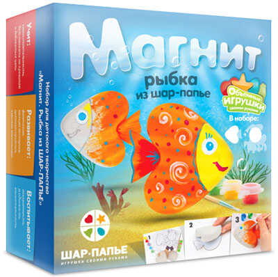 Шар-папье Магниты Рыбка, производитель ШАР-ПАПЬЕ, ISBN 462-0-76781-077-1№ 1