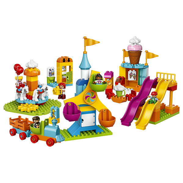 LEGO Duplo 10840 Большой парк аттракционов, производитель LEGO (ЛЕГО), ISBN 570-2-01586-997-3, № 2