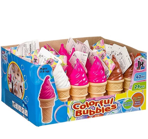 Набор радужных мыльных пузырей, мороженое, арт. Н90143, производитель Bondibon (Бондибон), ISBN 460-2-01059-477-5, № 1