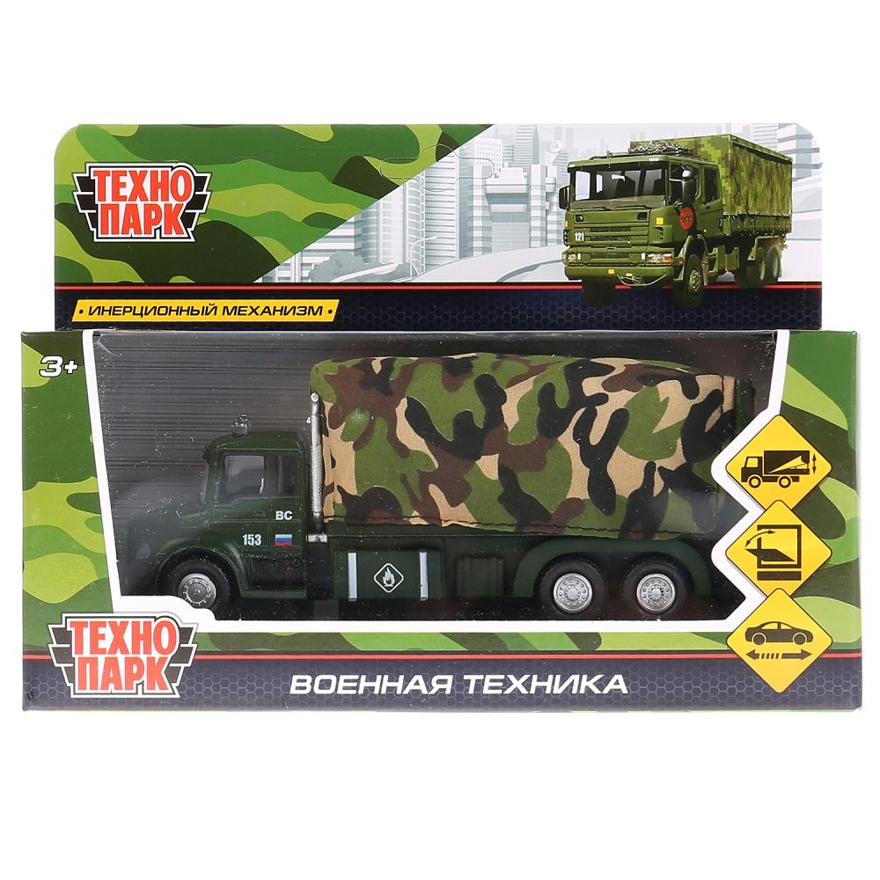 Машина металлическая Технопарк Военная техника, в ассортименте, арт. 351A3-R, производитель Симбат, ISBN 469-0-59014-387-2, № 1