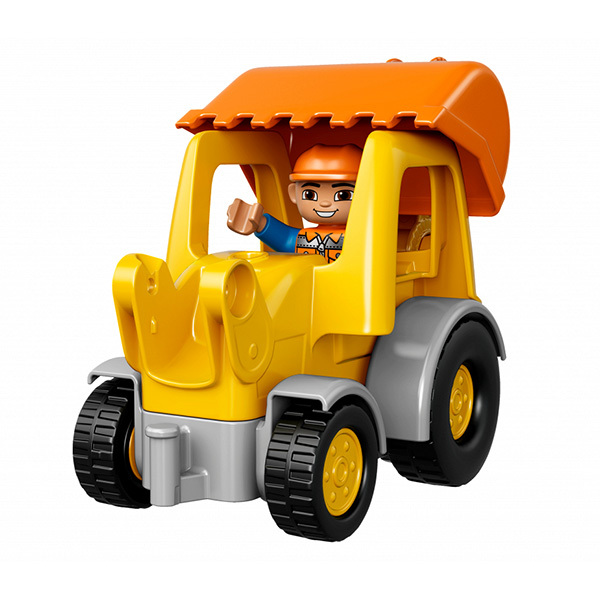 Конструктор LEGO DUPLO Экскаватор-погрузчик, арт.10811, производитель LEGO (ЛЕГО), ISBN 570-2-01559-938-2, № 2