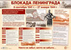 ПЛ-15160 Демонстрационный Плакат А2. Блокада Ленинграда, производитель Сфера ТЦ , ISBN 463-0-11203-329-8, № 1