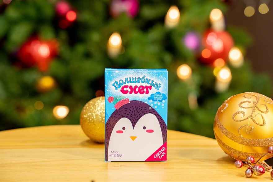 Мини-набор Волшебный снег. Пингвин, арт. ms-19, производитель BUMBARAM (БУМБАРАМ), ISBN 462-0-03915-129-8, № 3