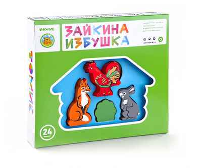 Конструктор &quot;Зайкина избушка&quot; 23 дет., производитель Томик, ISBN 460-7-05756-113-1№ 2