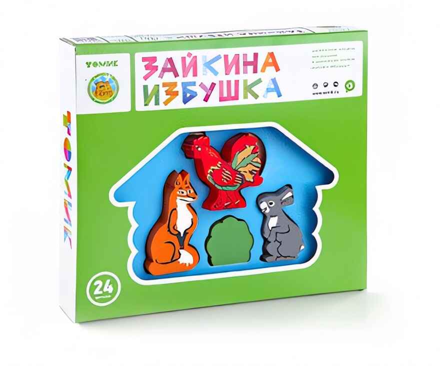 Конструктор &quot;Зайкина избушка&quot; 23 дет., производитель Томик, ISBN 460-7-05756-113-1, № 2