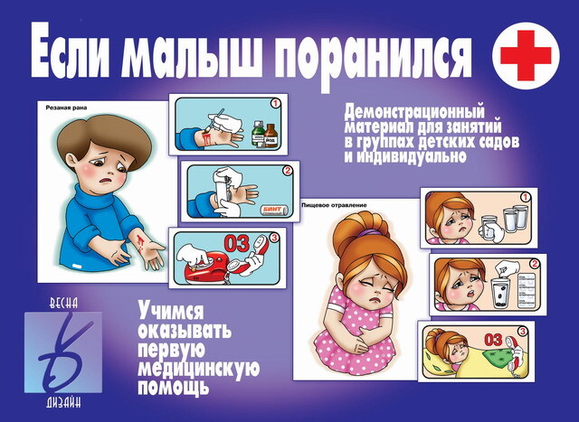 Если малыш поранился, производитель «Весна-Дизайн» (ИП Бурдина С. В.), ISBN 200-0-00001-577-4, № 1