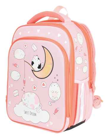 Рюкзак Schoolformat Cat in clouds, модель ERGONOMIC 2А4K, жесткий каркас, двухсекционный, 17 л, для девочек, арт. РЮКЖК2А4К-КИК, производитель ФАРМ, ISBN 460-2-72314-872-2№ 4