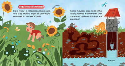 Вода. Славина Н. Наука для малышей, производитель Клевер (Clever) , ISBN 978-5-00115-858-5№ 3