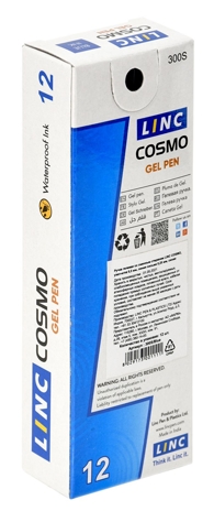 Ручка гелевая COSMO 0,5 мм синий, арт. 300S/blue, производитель Linc (Линк), ISBN 802-9-17300-311-5№ 4