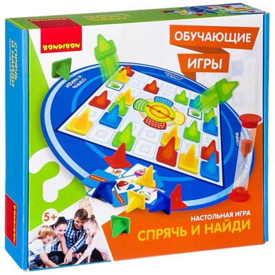 Обучающие игры Bondibon Настольная игра Спрячь и найди, арт. ВВ2415, производитель Bondibon (Бондибон), ISBN 489-5-13602-348-3№ 1