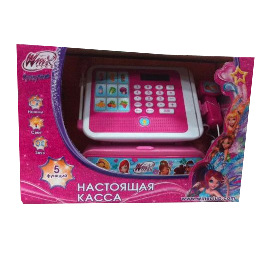 Касса Winx интерактивная, арт. HK600364, производитель Симбат, ISBN 469-0-59007-132-8, № 1