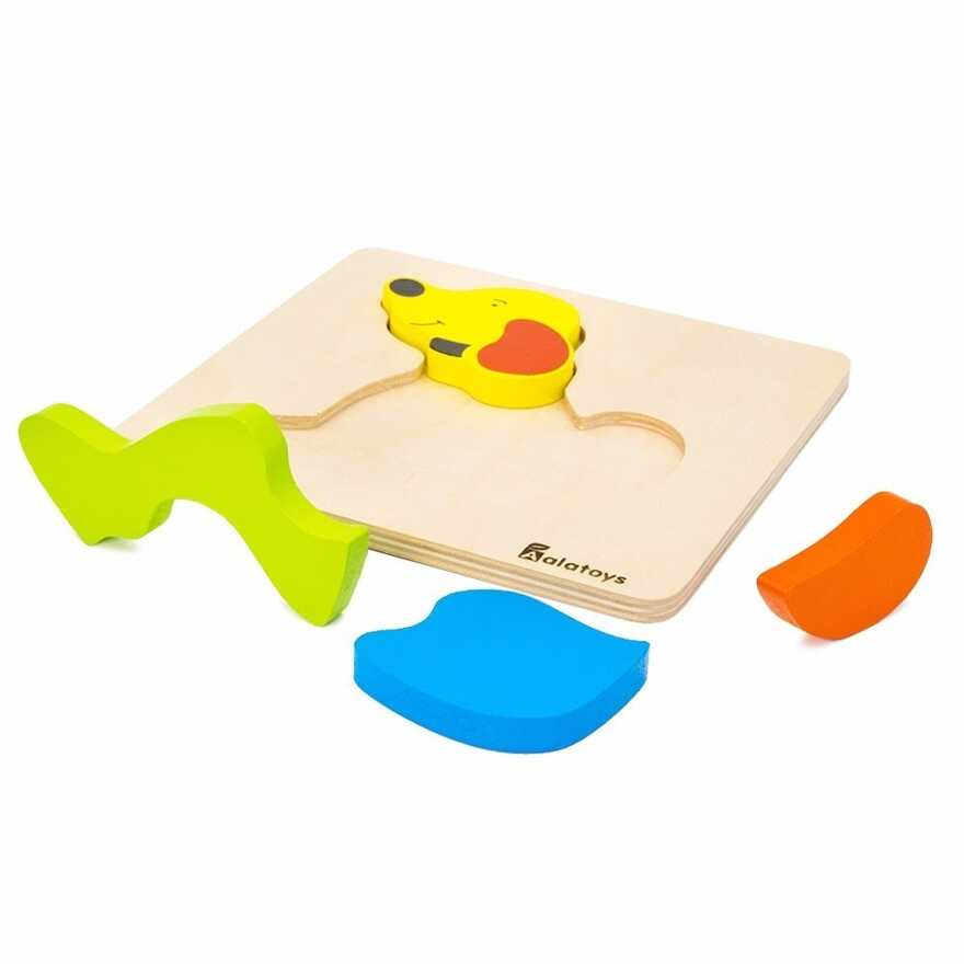 Пазлы Собачка основание, 4 детали, арт. ПЗЛ1803, производитель Алатойс, ISBN 467-0-00685-128-7, № 3