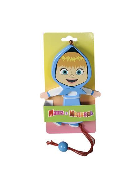 Игрушка деревянная Маша-дергунчик, голубая, арт. 1977688770008, производитель Мельница, ISBN 197-7-68877-000-8, № 1