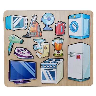 Рамка-вкладыш Бытовая техника 12 дет. арт. 8415, производитель ТД БЭМБИ, ISBN 462-0-06536-274-3№ 1