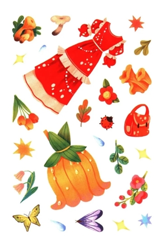 Феечки: книжка с наклейками. Наряди меня., производитель «Феникс-Премьер», ISBN 978-5-22244-160-2№ 7