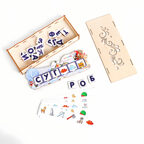 Игровой набор Зимние словечки, арт. П311, производитель Smile DECOR, ISBN 200-0-00002-579-7, № 1