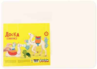 Доска д/моделирования Каляка-Маляка А3 42x29,5 пласт. белый 3+, производитель ФАРМ, ISBN 460-2-72317-511-7№ 1
