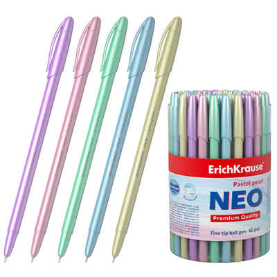 Ручка шариковая Neo® Pastel pearl, цвет чернил синий, арт. 55380, производитель ErichKrause® (Эрих Краузе), ISBN 404-1-48555-380-9№ 1