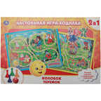 &quot;Колобок&quot; и &quot;Теремок&quot; настольная игра-ходилка 2-в-1 (Умка), арт.4690590081716, производитель Умка, ISBN 469-0-59008-171-6, № 1