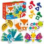 Игра настольная конструктор Fisher-Price &quot;Maxi-болтики&quot;, производитель Я РАСТУ ТОЙЗ, ISBN 482-0-23476-258-3, № 2