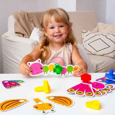 Игра настольная конструктор Fisher-Price &quot;Maxi-болтики&quot;, производитель Я РАСТУ ТОЙЗ, ISBN 482-0-23476-258-3№ 8