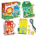 Игра-шнуровка Fisher-Price "Цветные домики", производитель Я РАСТУ ТОЙЗ, ISBN 482-0-23476-260-6, № 2