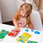 Игра-шнуровка Fisher-Price "Цветные домики", производитель Я РАСТУ ТОЙЗ, ISBN 482-0-23476-260-6, № 5
