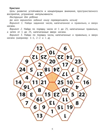 Таблицы для развития внимания, памяти и усидчивости у детей 7-9 лет., производитель Феникс ТД, ISBN 978-5-22245-490-9№ 6