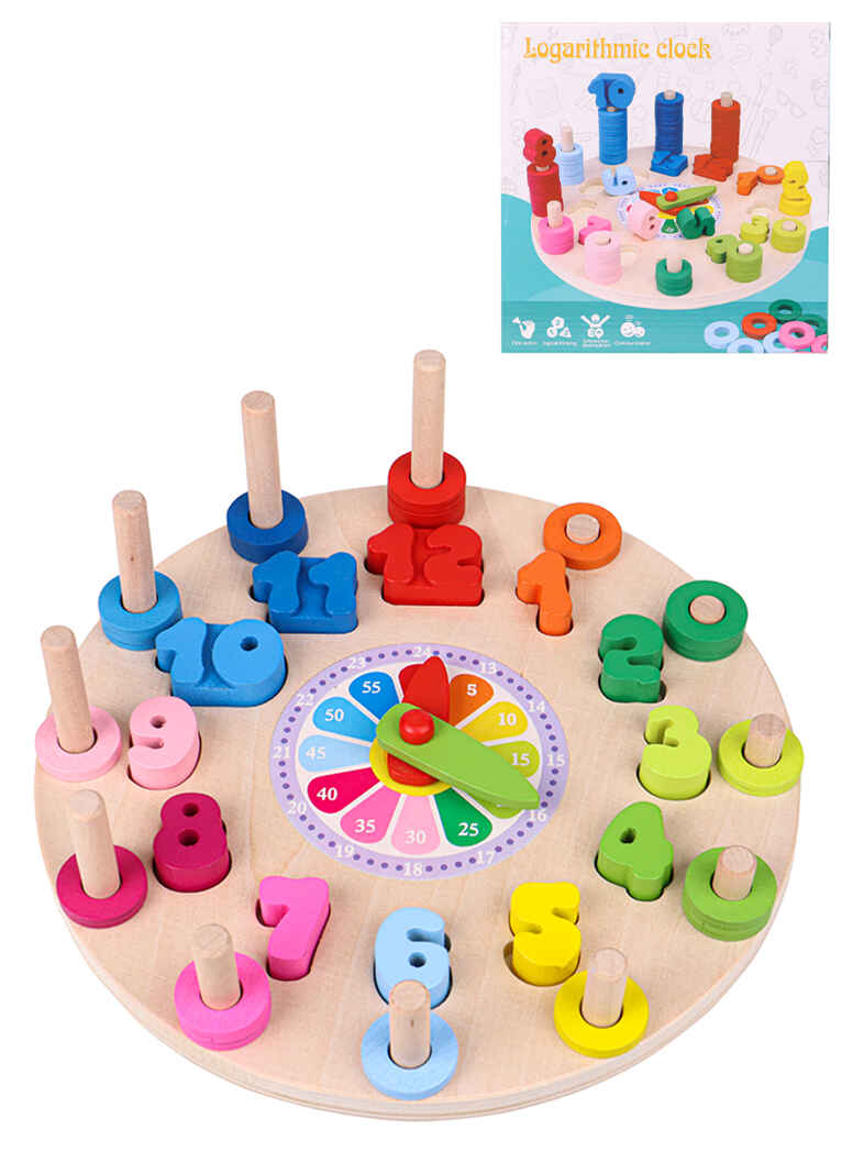 Головоломка-вкладыш Часы, арт. AN02072, производитель Рыжий кот, ISBN 466-5-30800-087-7, № 1