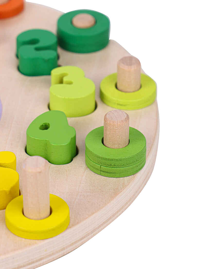 Головоломка-вкладыш Часы, арт. AN02072, производитель Рыжий кот, ISBN 466-5-30800-087-7, № 4