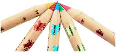 Набор акварельных цветных карандашей 12 цветов, утолщенные с точилкой, арт. КАМКМ12, производитель ФАРМ, ISBN 460-2-72310-211-3№ 3