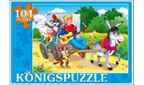 Konigspuzzle. Пазлы 104 элемента. Бременские музыканты, арт. Пк104-5523, производитель Konigspuzzle (Кёнигспазл), ISBN 466-5-29965-523-0, № 1